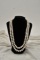 19RPS-13 DOUBLE STRAND WHITE PEARL NECKLACE