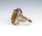 19CAI-48 CITRINE & DIAMOND RING