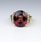 19CAI-46 PINK TOURMALINE & DIAMOND RING