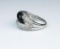 19CAI-25 ONYX & DIAMOND RING