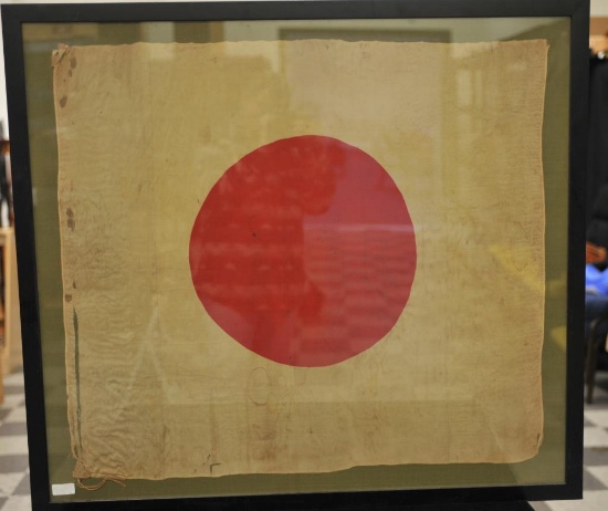 19EZ-523 WWII ERA JAPANESE MEATBALL FLAG