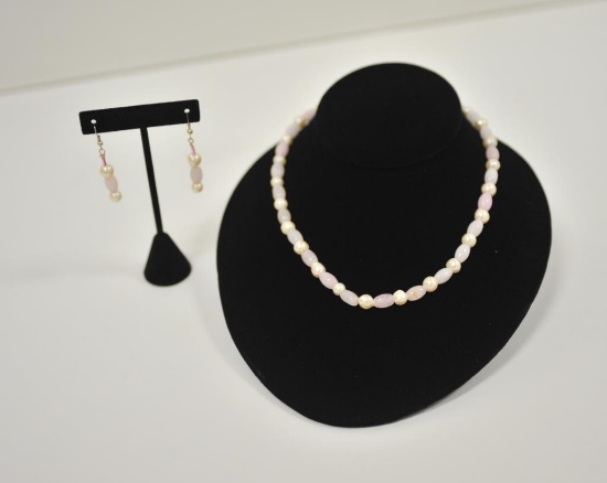 18LN-1-149 NECKLACE EARRING SET