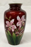 19GFE-111 MEIJI JAPANESE GINBARI SHIPPO VASE