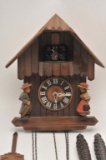 19GB-16 WOOD CARVED CLOCK