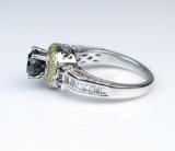 19CAI-26 BLACK & WHITE DIAMOND RING