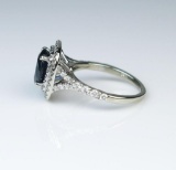 19CAI-21 SAPPHIRE & DIAMOND RING