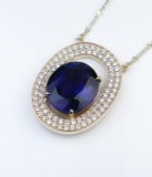 19CAI-23 PURPLE AMETHYST PENDANT