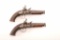 19LL-21 PAIR OF MIQUELET FLINTLOCK PISTOLS