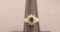 19RPS-20 EMERALD & DIAMOND RING