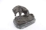 19RZ-3 BRONZE RECAST OF WOLF