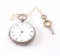 19NO- 40 KEY WIND SILVER WATCH