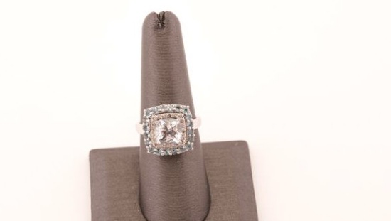 19JW-29 AQUAMARINE RING