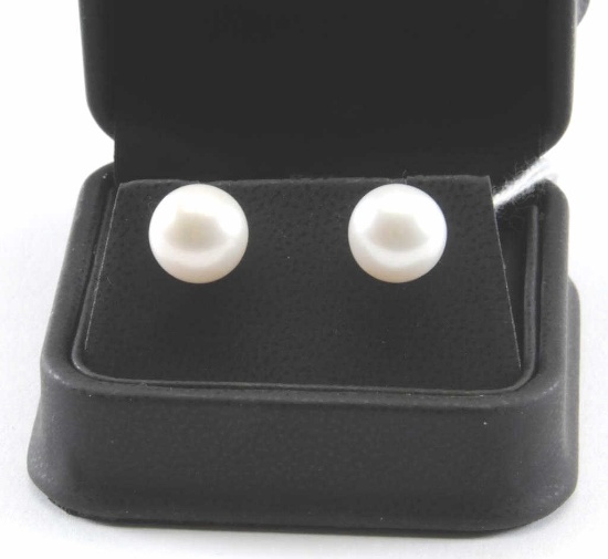 19RPS-22 PEARL STUD EARRINGS