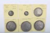 19NO- 29 5 COINS 18TH -19TH CENTURY