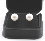 19RPS-22 PEARL STUD EARRINGS