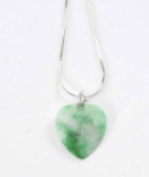 19RPS-23 JADE HEART NECKLACE