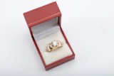 109SB-3 MOISSANITE RING