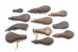 19RH-143 POWDER HORN & FLASK LOT