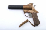 19RH-145 BRASS FLARE GUN