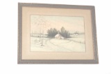 19RG-5 PASTEL OF FARMHOUSE
