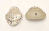 18DC-95 POST OFF. BADGE