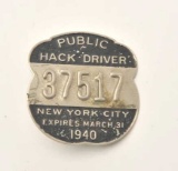 18DC-28 1940 HACK DRIVER