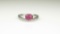 20CAI-28 BURMESE RUBY & DIAMOND RING