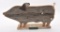 20TMO-209 OLD BOAR WOOD CARVED SIGN