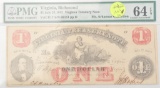 20CE-26 PMG FOLDER VIRGINIA $1 NOTE