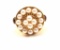 20RPS-9 CLUSTER PEARL RING
