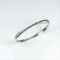 20CAI-10A WHITE & BLACK DIAMOND BANGLE BRACELET