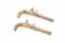18GV-12 PAIR OF 18TH CENTURY FLINTLOCK PISTOLS