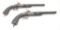 20IU-14 PAIR OF PERCUSSION DUELING/TARGET