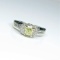 20CAI-10 YELLOW & WHITE DIAMOND RING