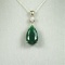20CAI-13 EMERALD & DIAMOND PENDANT