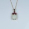 20CAI-29 AUSTRALIAN OPAL & TOURMALINE PENDANT