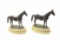 20IJ-1 PAIR OF ANTIQUE BRONZES