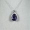 20CAI-40 AMETHYST & DIAMOND PENDANT
