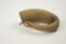 20IA-18 POWDER HORN FLUTED & RECURVED CARVED