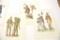 20HI-101 LOT OF 32 MILITARY PRINTS FRITZ KREDER