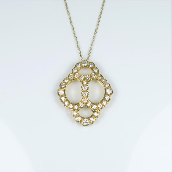 20CAI-7A VINTAGE DIAMOND PENDANT