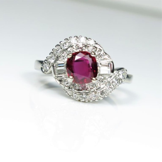 20CAI-2A RUBY & DIAMOND RING