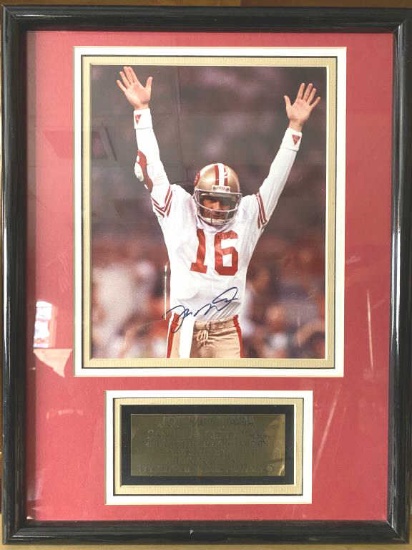 20IK-12 PHOTO OF JOE MONTANA SIGNED