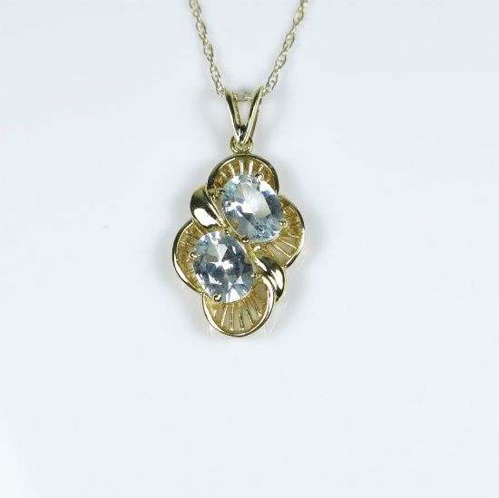 20CAI-32 AQUAMARINE PENDANT