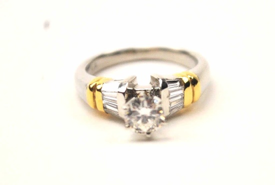 20RPS-26 DIAMOND RING SET IN PLATINUM