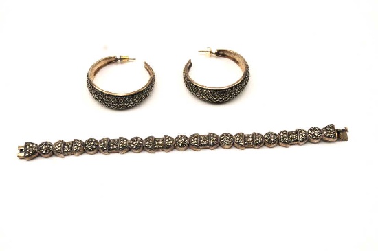 20RPS-33 MARQUISETTE BRACELET & EARRINGS