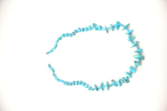 20JB-18 OLD PAWN TURQUOISE NECKLACE
