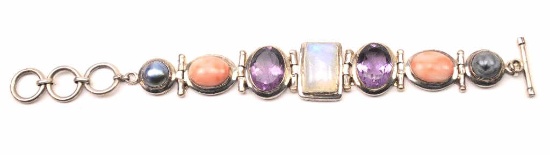 20RPS-34 MULTI COLORED STONE BRACELET