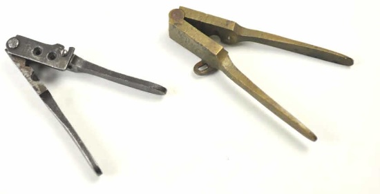 20IA-23 TWO ANTIQUE BULLET MOLDS