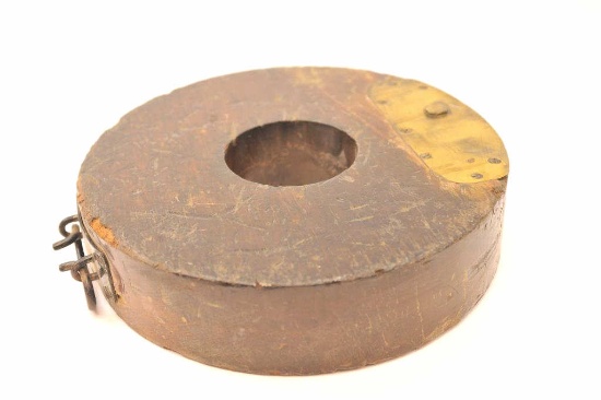 20HI-16 WOOD AND BRASS DRUM FOR GATLING GUN